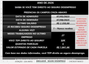 Saiba se o seu cliente tem direito ao seguro desemprego